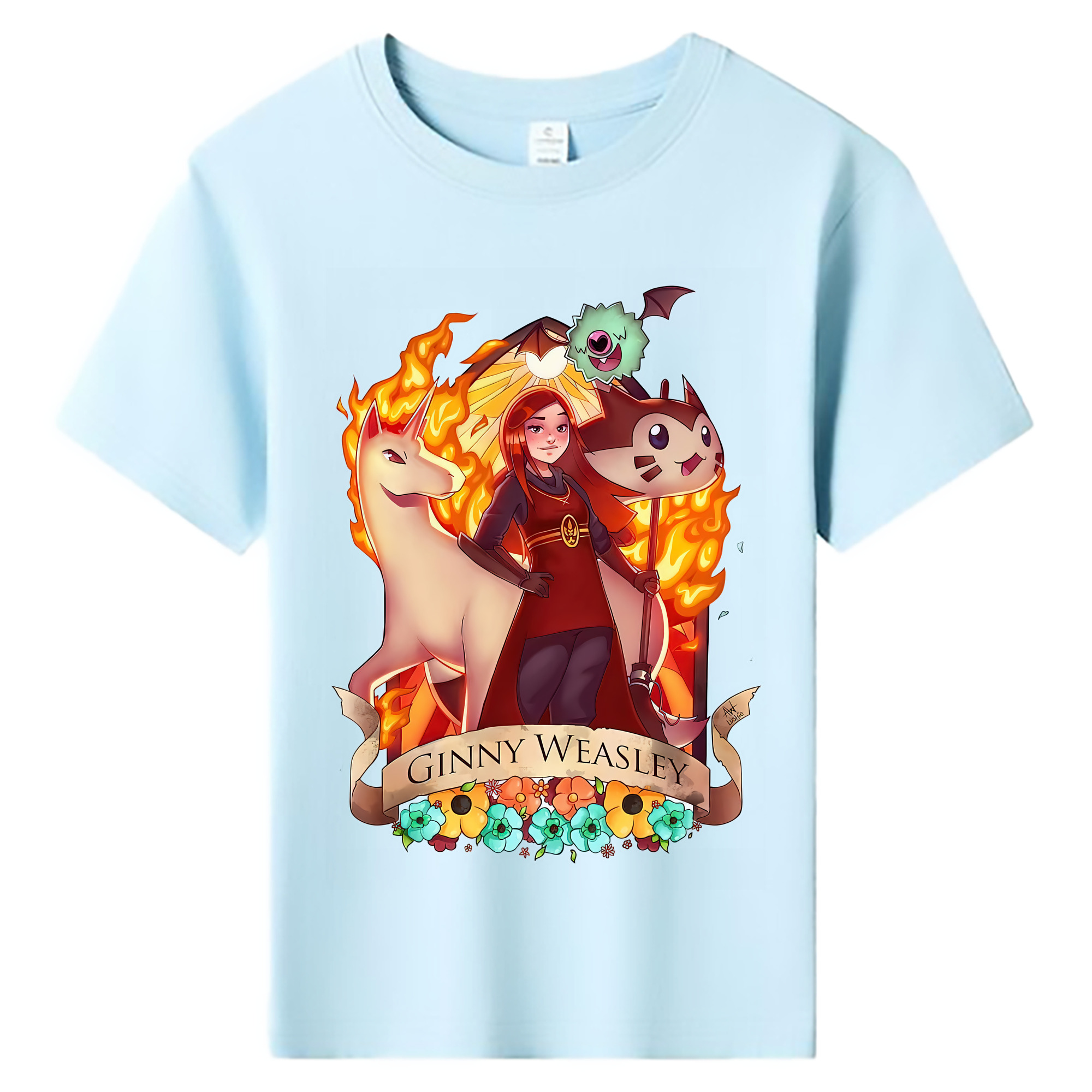 （画像用） Harry Potter ハリー・ポッターシリーズ 綿100％キッズTシャツ（フロントプリント）